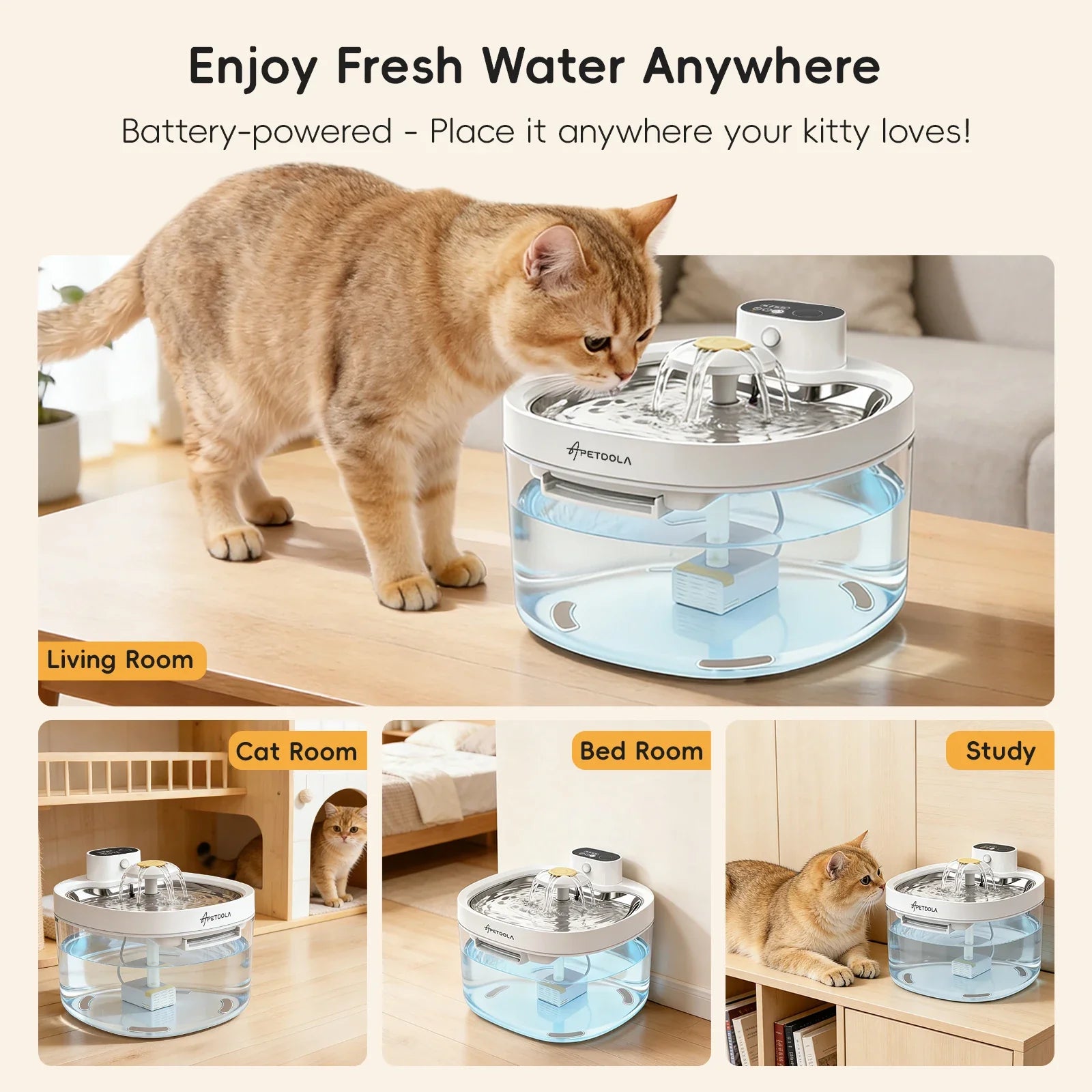 Cordless Pet Water Fountain