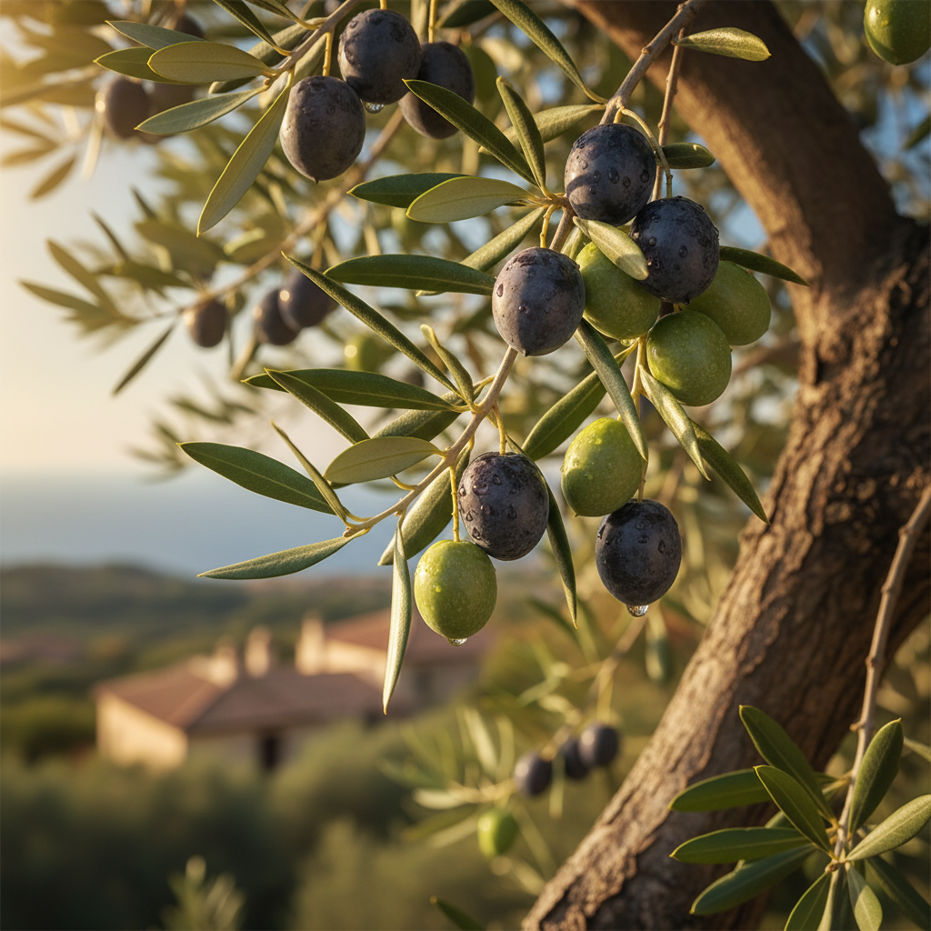 Olive Tree Branch Detail