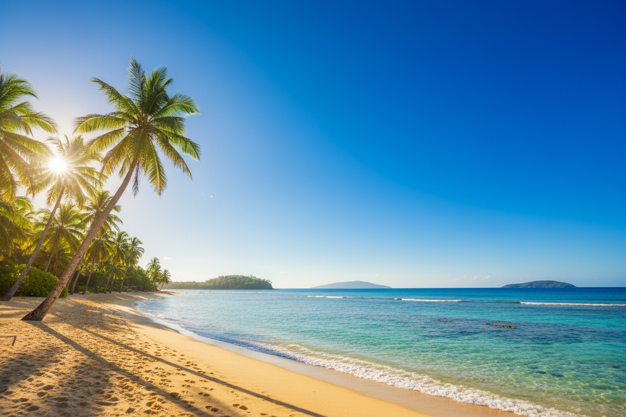 Sunny Palm Trees